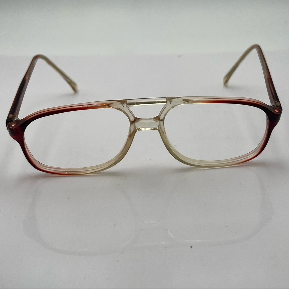 Vintage Boulevard Boutique 1660 Brown Translucent Pilot Sunglasses Frames
